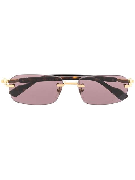 gucci designer eyeglass frames - Gucci rectangular eyeglasses.